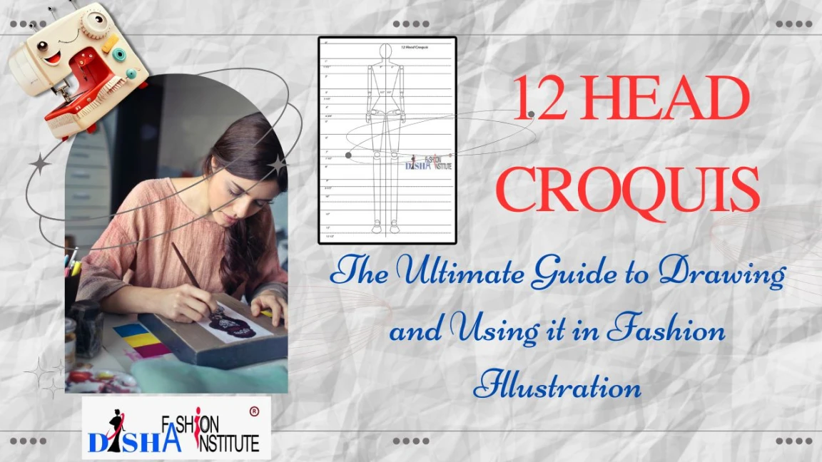How to draw 12 head croquis